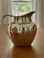 EMILIA CASTILLO SILVER DRAGONFLY OR BUTTERFLY PITCHER LOS CASTILLO MEXICO