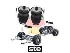 2x Hinten Luftfeder Luftfederung F&uuml;r Mercedes A213 GLC C253 X253 E300 E350 E400