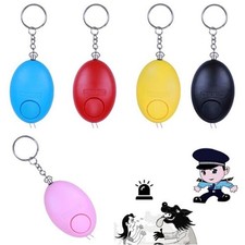 Egg-Shaped Personal Safety Alarm Anti-Attack Rape Security Self Defense Keychain