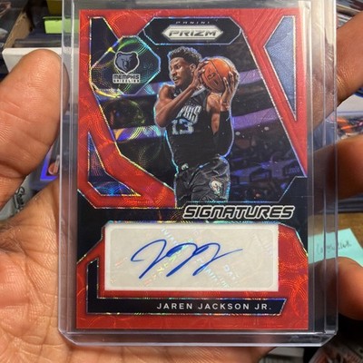 2023-24 Prizm - Signatures Jaren Jackson Jr. #SIG-JJJ Choice Red Prizm /88 (AU)