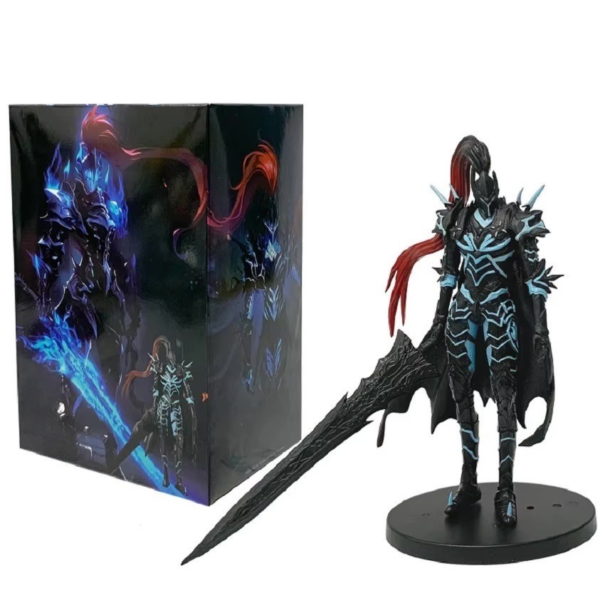 Igris Solo Nivelación 21 cm Caballero Rojo Sangre Sombra Ejército Figura Estatua en Caja