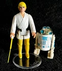 1977 LUKE SKYWALKER & R2-D2 •  HK COO • VINTAGE KENNER STAR WARS