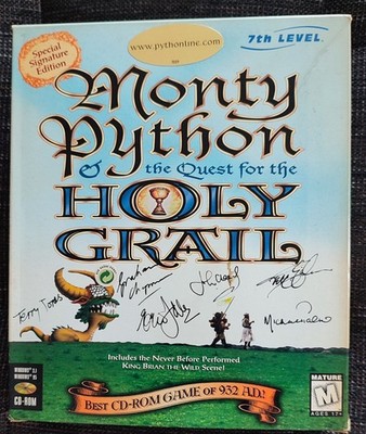 Mont Python & The Quest for The Holy Grail PC Spiel, Windows 95
