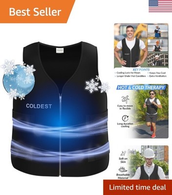 Lightweight Cooling Jacket with 6 Gel Pockets for Ultimate Heat Relief - Unisex