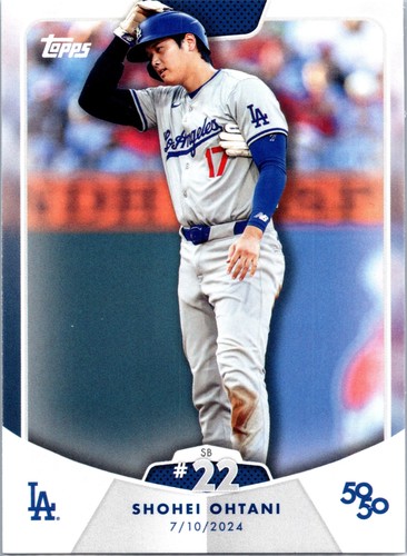 2024 Topps 50/50: Shohei Ohtani #SB50 Shohei Ohtani Dodgers