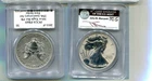 2011 P AMERICAN SILVER EAGLE 1 OUNCE .999 FINE REVERSE COIN PCGS PR69 MERCANTI