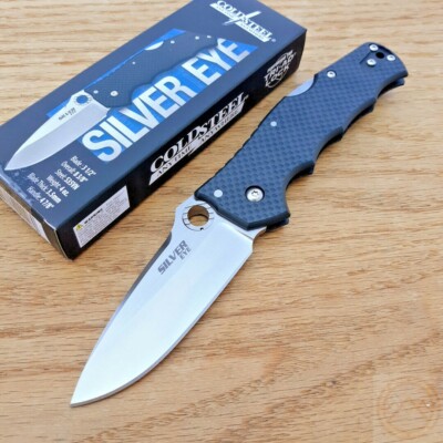 Cold Steel Silver Eye Folding Knife 3.5'' CPM-S35VN Steel Blade Carbon Fiber