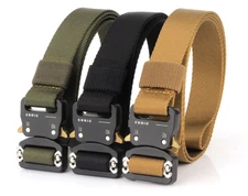 49*0.98" ENNIU Men Tactical Buckle Belt Military Nylon Belt Training Strap 2019