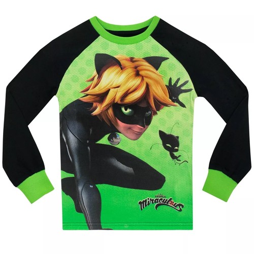 Miraculous Cat Noir Pyjama Set - 6-7 Years - Green/Black - BNWT - 第 2/4 張圖片