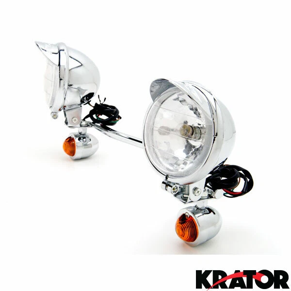 Barra de luces de señal de giro de paso de conducción para Honda Yamaha Suzuki Kawasaki Foto 4 de 4