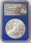2016 STRUCK AT WEST POINT AMERICAN SILVER EAGLE 1 oz NGC MS 70 FDOI BLUE CORE