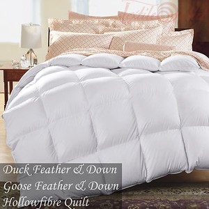 Luxury Duck Feather Goose Feather Down Microfibre Duvet Quilts