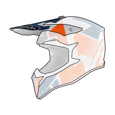 Fernandez Helm AIROH Wraap Raze Orange Matt