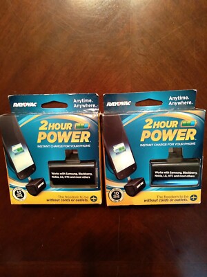 Rayovac 2 Hour Power Instant Emergency Charger - Micro USB Battery Included (2)