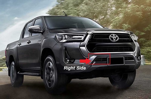 RH Lower Radiator Grille 53112-0K350 For Toyota Hilux Revo 2020 2021 2022 - Picture 2 of 7