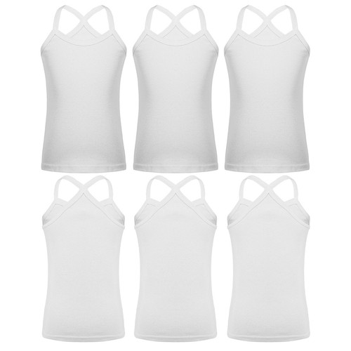 Kids Girls Vest Gymnastics 3Pcs/Set Weekend Y-Back Camisole Running Tops Beach - Picture 87 of 102