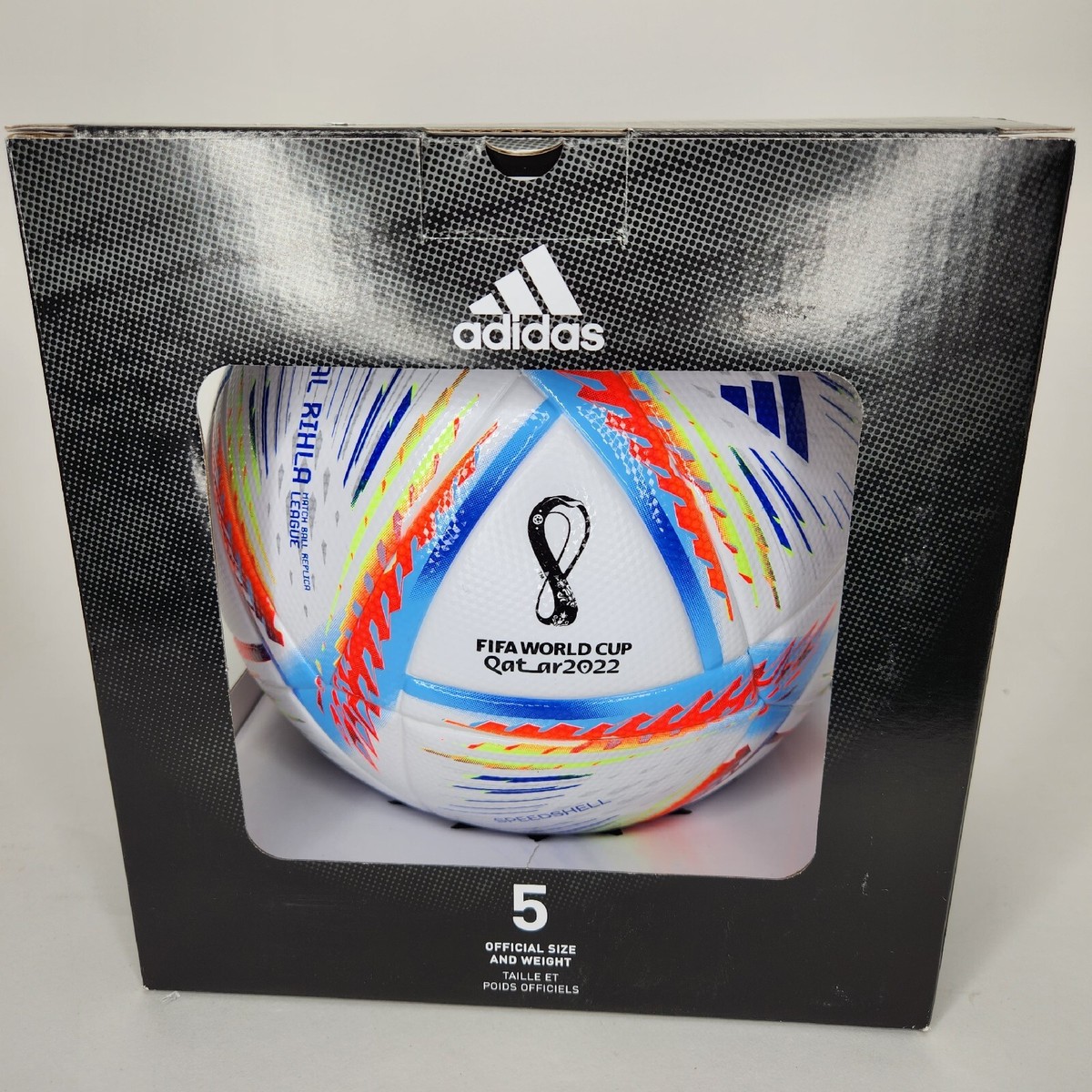 adidas AL RIHLA サッカーボール WORLD CUP2022 5号 Adidas Al Rihla world Cup 2022 soccer ball competition size