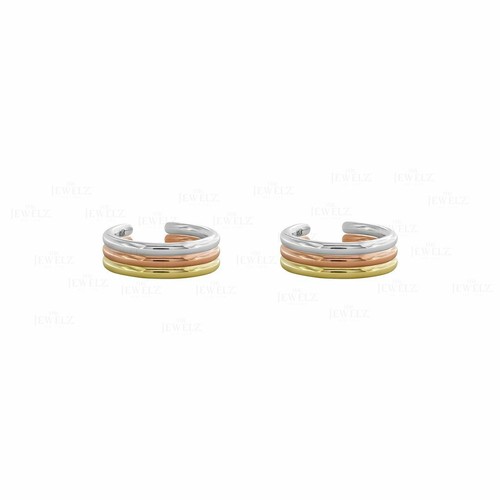 14K Massiv Gold Ear Cuff Minimal Piercing Ohrringe-Geschenk für Muttertag Schmuck