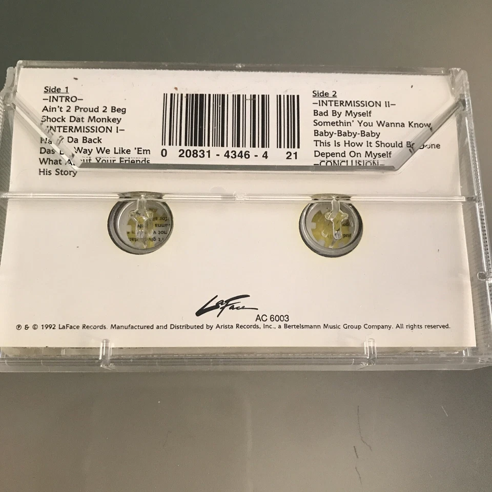 LOT OF 3 TLC- Ooooooohhh...On the TLC Tip Cassette, Fan Mail & Crazy Sexy Cool - Image 2 of 4