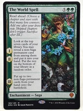 The World Spell NM/M* Dominaria United ENGLISH 189/281 mtg -UnltdCards