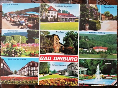 Postcard 470 used, Bad Driburg, postcard, collection, postcard
