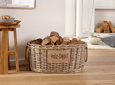 Kaminholz-Korb Holzkorb Holzlege Brennholz-Aufbewahrung Kaminholzablage /-Lager