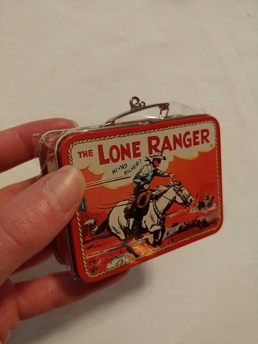 The Lone Ranger Lunchbox Ornament - Hallmark Keepsake - Pressed tin - Picture 5 of 5