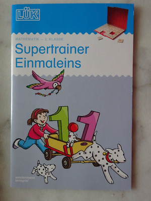 XXXX Lük Heft , Supertrainer Einmaleins , 2. Klasse , Cover B, NEU