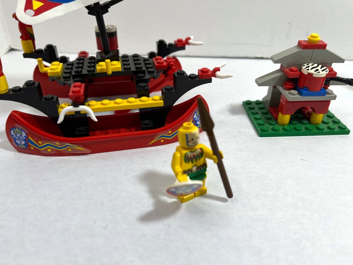LEGO Pirates I LOT: Islander Catamaran 6256 (1994) + boats from