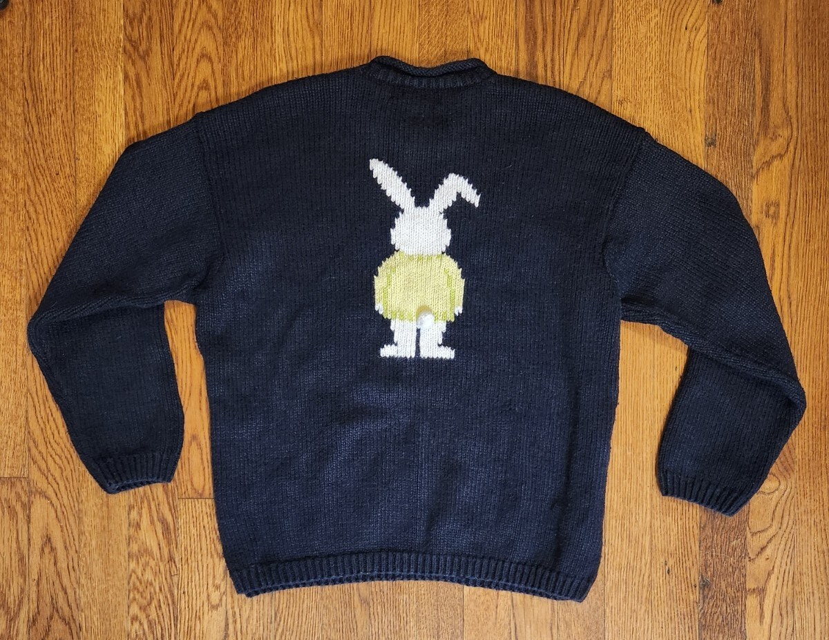 Vintage Marisa Christina Dark Blue Rabbit Sweater W… Gem
