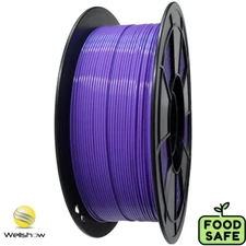 WELLSHOW PLA Filament 1.75mm Purple PLA Food Safe 3d Printer Filament,2.2lbs