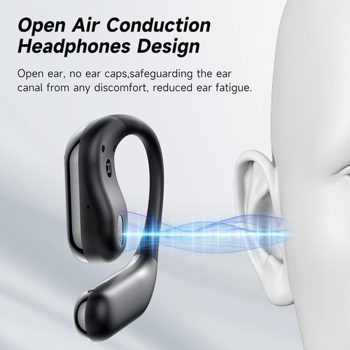 gidosha Open Ear Bluetooth 5.4 Headphones Wireless Earbuds Sport Over Earphon... - 第 5/6 張圖片