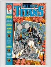 DC Comics The New Teen Titans Volume 2 Annual Book #4 VF+
