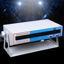 Anti-Static Ionizer Ionizing Air Blower Ion Fan Discharge Static Eliminator 110V