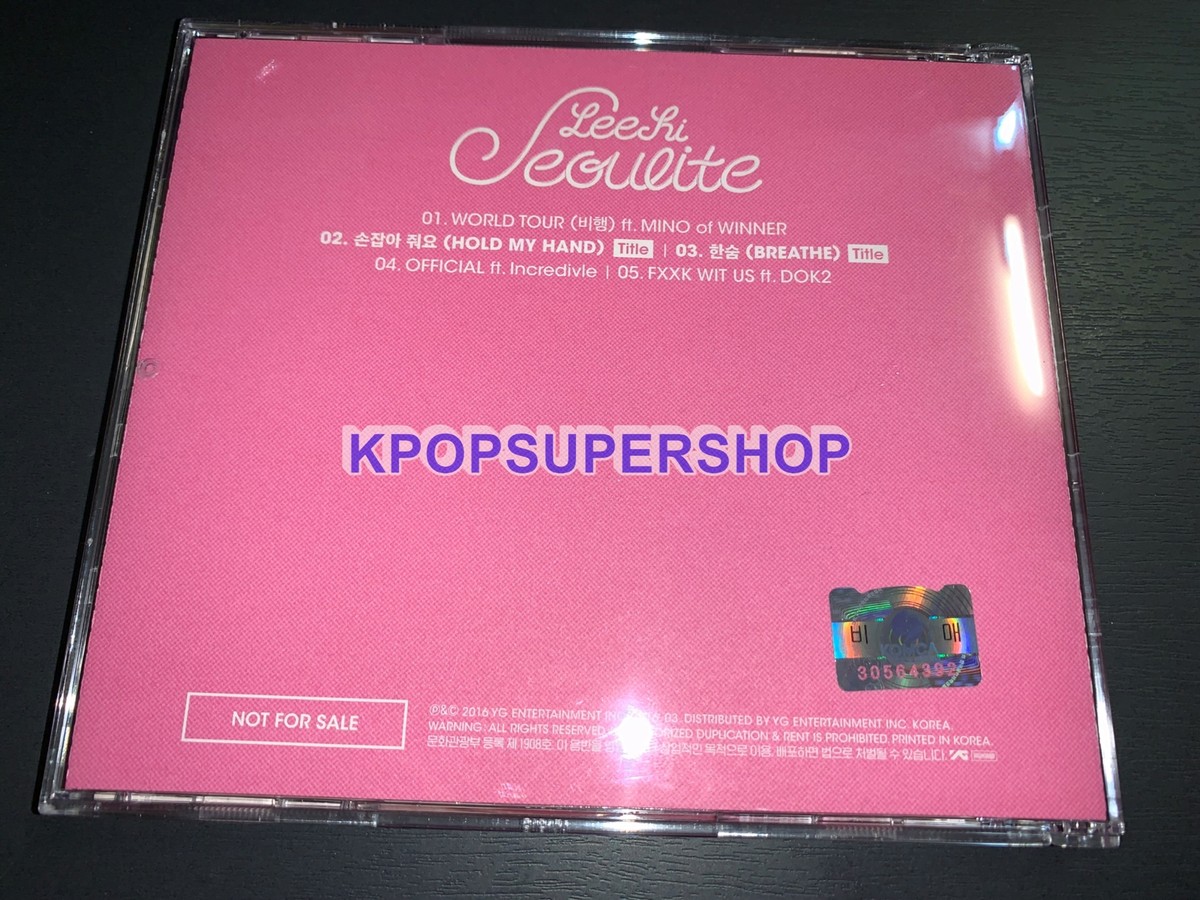 Leehi EP Album Seoulite Autographed Signed CD Great Lee Hi Promo 5