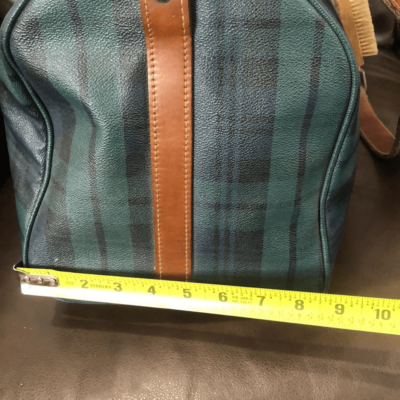 RALPH LAUREN Black Watch Plaid Boston Travel Shoulder Bag 48cm | eBay