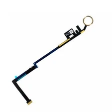 Home Button Flex Cable Compatible w/ iPad 5 /iPad 6 GOLD(Biometrics Don't Work)