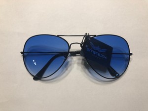 aviator blue lens sunglasses