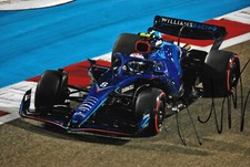Nicholas Latifi "Williams" autograph signed 20x30 cm picture