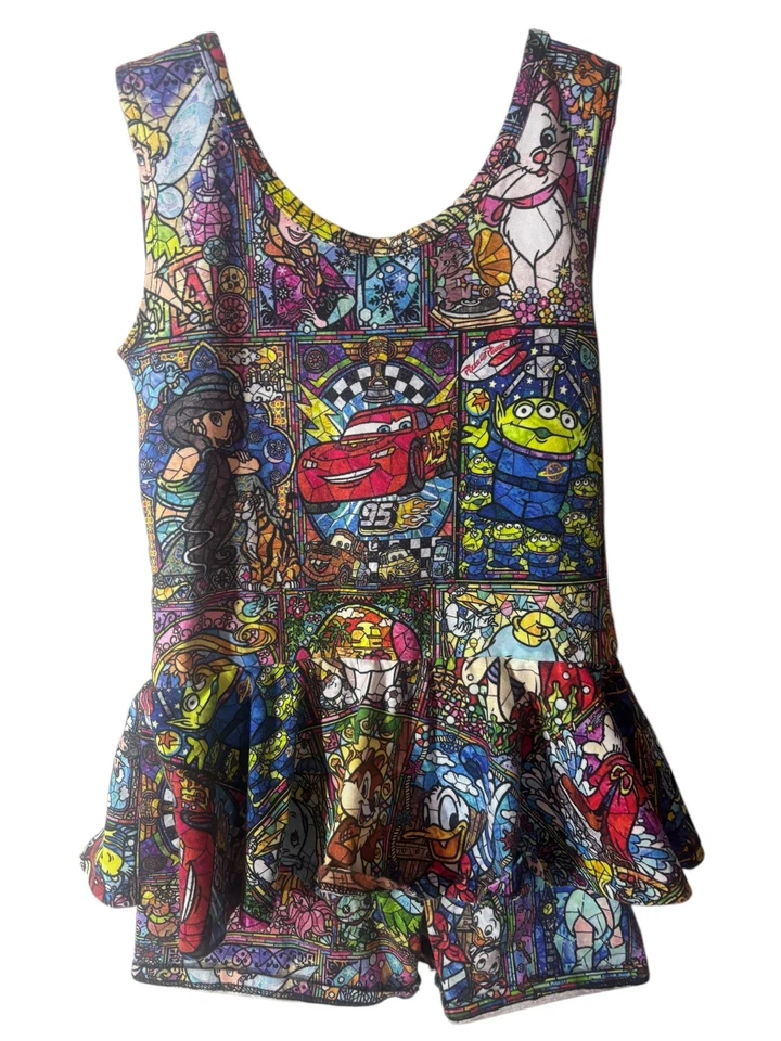 Vestido Wild Rich Niños Mameluco Giro Niñas Talla 11/12 Disney Vidrieras Ariel Foto 2 de 3