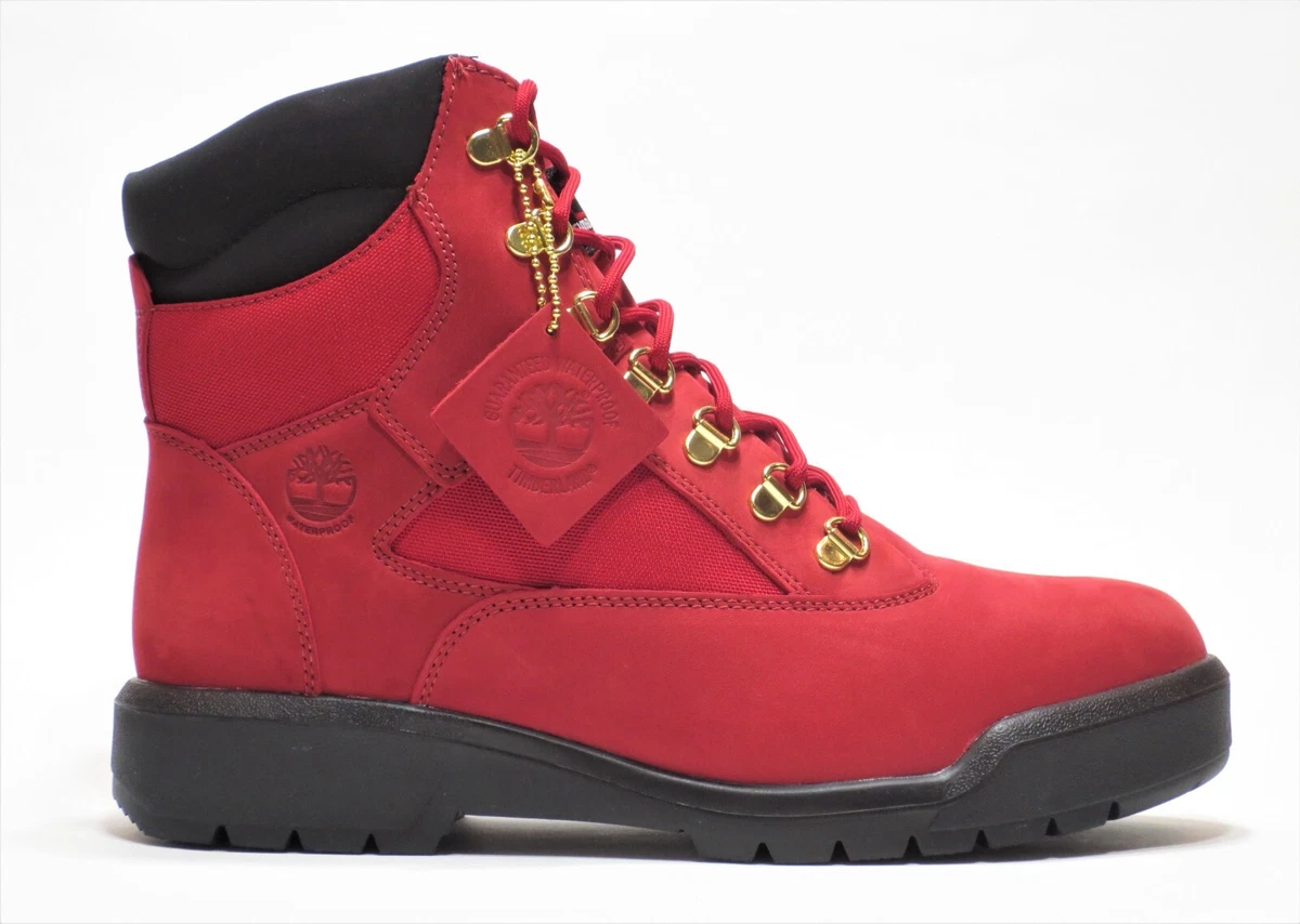 Timberland Men's 6 Inch Waterproof Leather Field Boots Dark