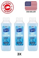  Lot Of 3  Suave Essentials Shampoo Daily Clarifying 22.5oz each, FREE SHIP