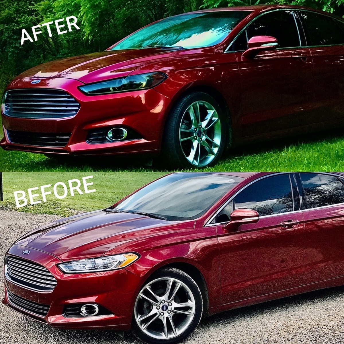 Autotech Park Precut Sun Visor Tint Film For 2013-2020 Ford Fusion – 5% Light Transmittance, UV Protection, Custom Fit