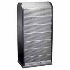 Rolladenschrank anthrazit Büroschrank Schrank Aktenregal Aktenschrank Kunststoff