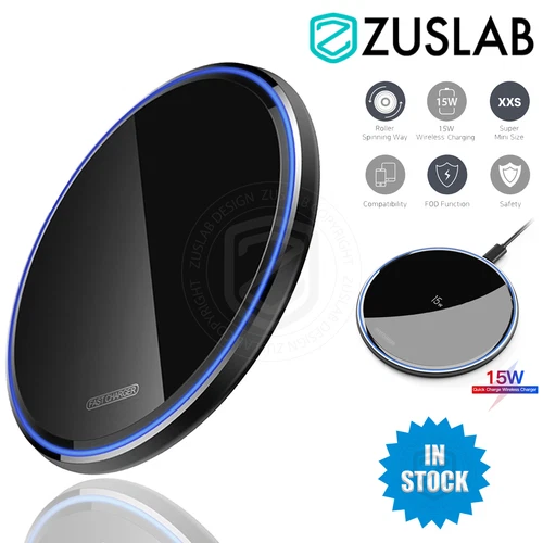 Universal 15W Wireless Charger Charging Pad For iPhone / Samsung