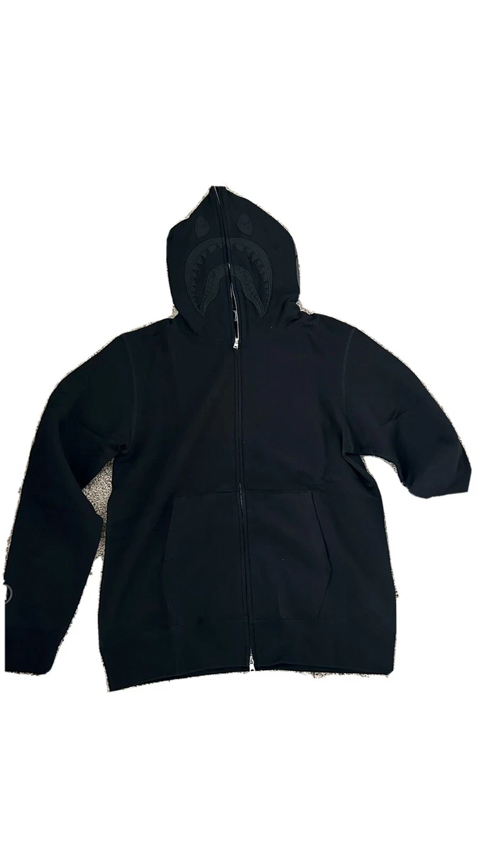 GOAT Exclusive BAPE Shark FullZip Hoodie In Black | eBay