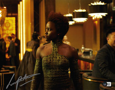 Lupita Nyong'o Signed Nakia 11x14 Photo Marvel Black Panther Beckett Witnessed
