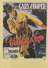 AK altes Poster CINEMA MOVIE Schauspieler GARY COOPER Umhang und Dolch