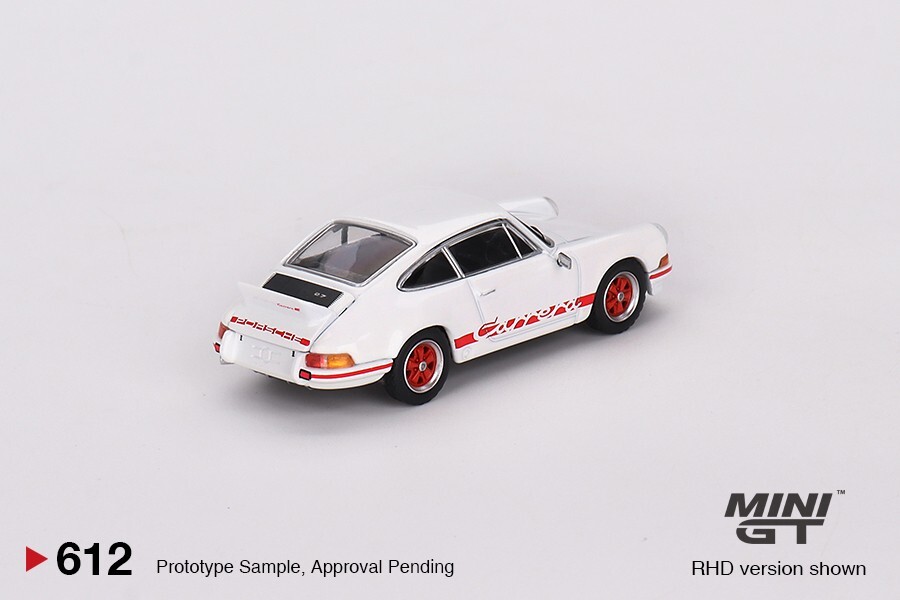 Mini GT 1:64 Porsche 911 Carrera RS 2.7 Grand Prix White w