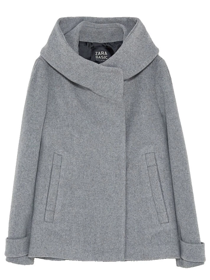 Zara Pea Coat Casual abrigos, chaquetas y chalecos para Mujeres